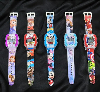 Boys & Girls Character Digital Watches | Kids LED Wrist Watches