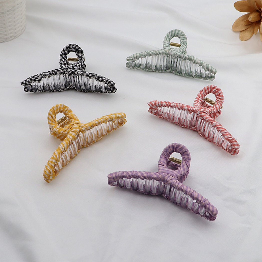 Korean Big Size Fabric Wrapped Hair Catchers (Set Of 3)