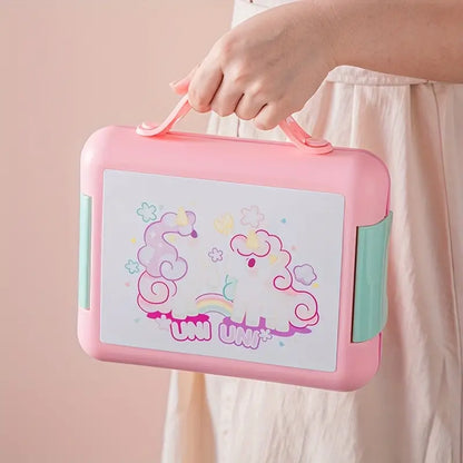 Unicorn Briefcase Bento Lunch Box