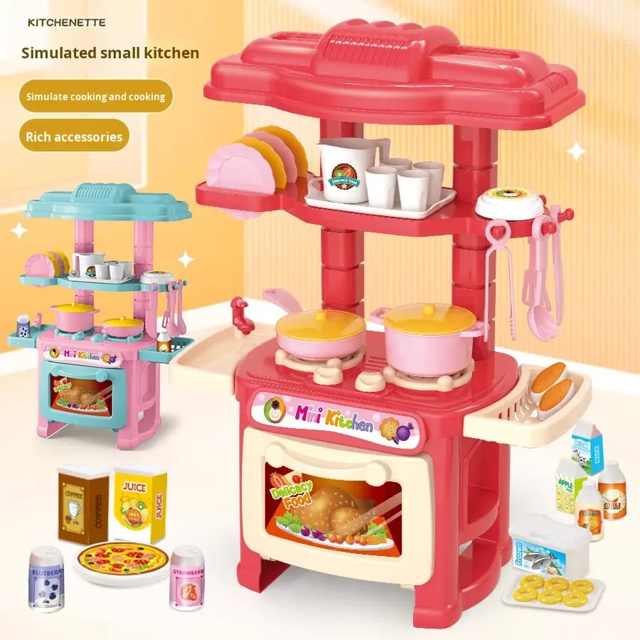 45 Pcs Kitchen Set With Light And Sound