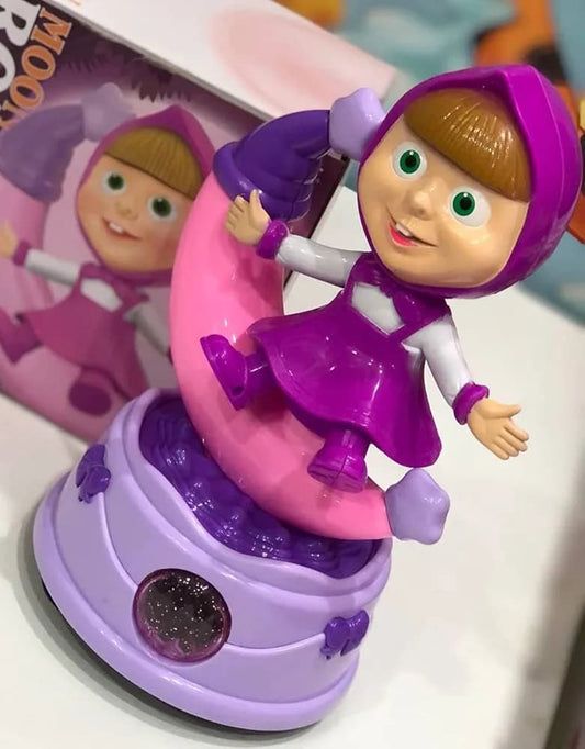 Masha Moon Revolving Music And Lights Toy