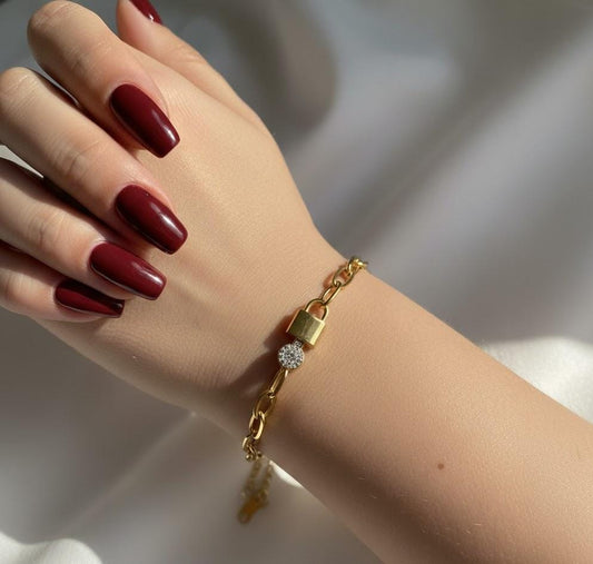 Lock Stainless Steel Bracelet