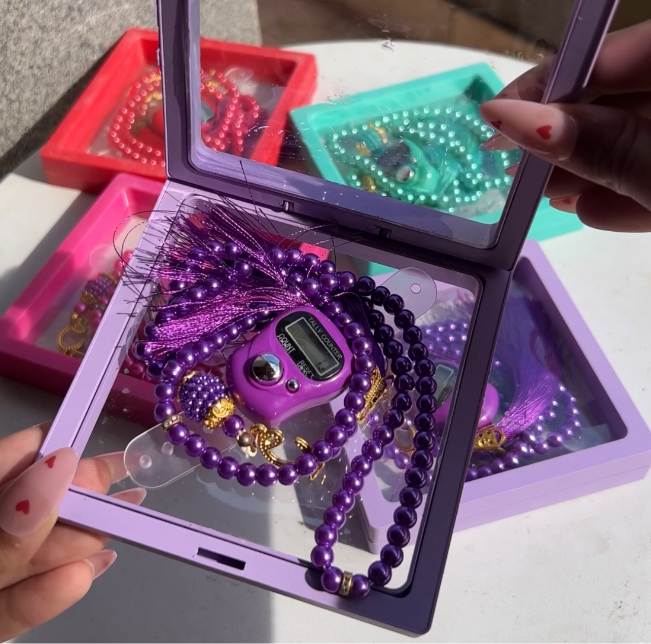 Digital Tasbeeh Counter Gift Pack – Prayer Beads with LCD Counter