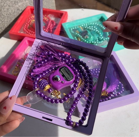 Digital Tasbeeh Counter Gift Pack – Prayer Beads with LCD Counter