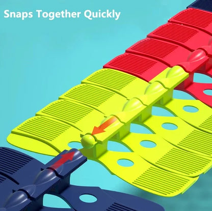 53 Pcs Flexible Track Set With Battery Operated Climbing Car