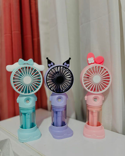 Sanrio Hand Fan With Mist And Stand