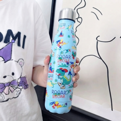 Premium Steel Character Water Bottles For Boys