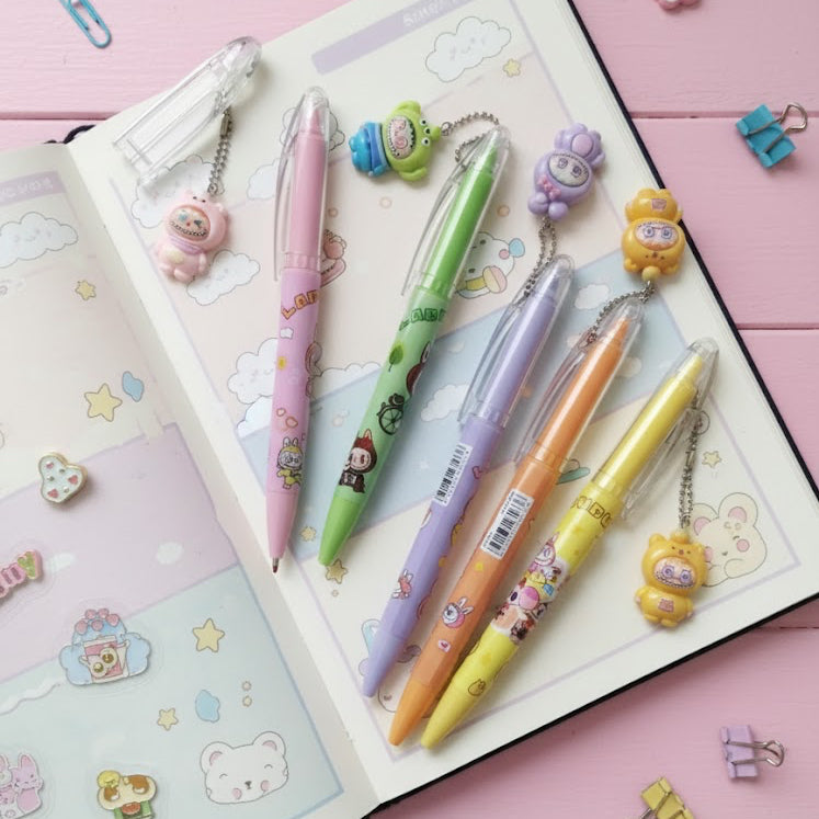 2 In 1 Labubu Highlighter And Pen