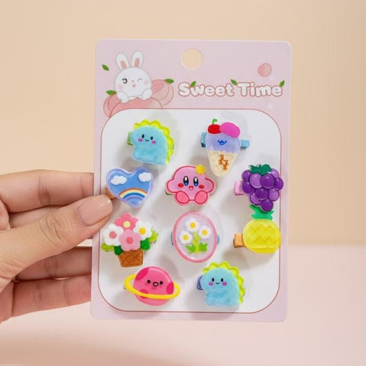 Kawaii Mini Hair Clips For Little Girls
