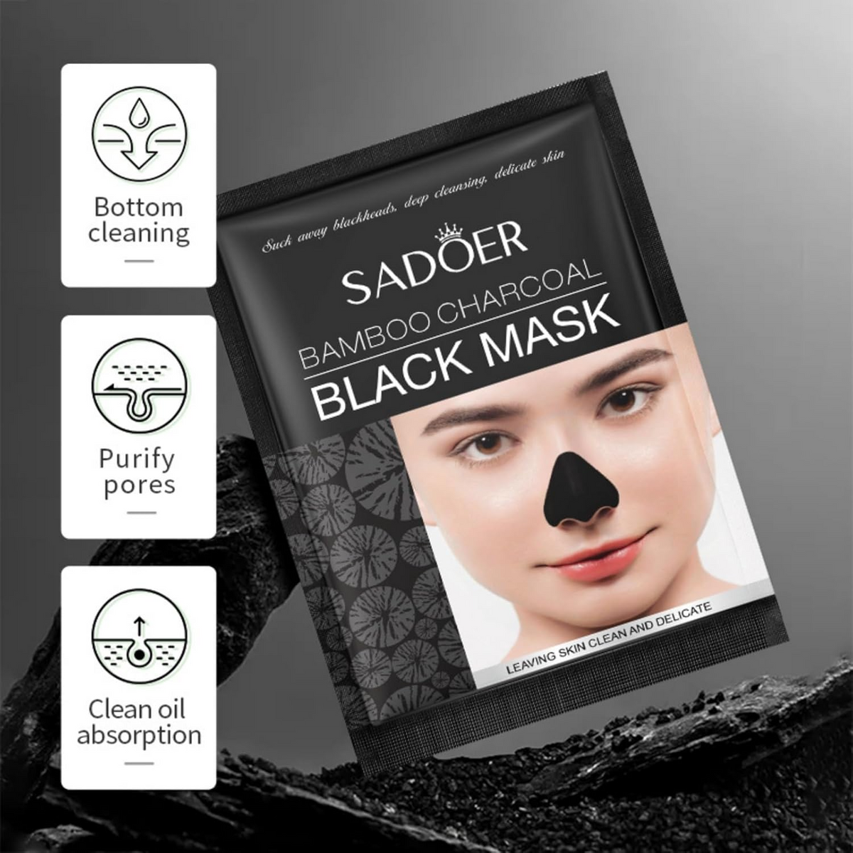 Best Peeling Off Charcoal Blackhead Remover Mask | 30 Times Use