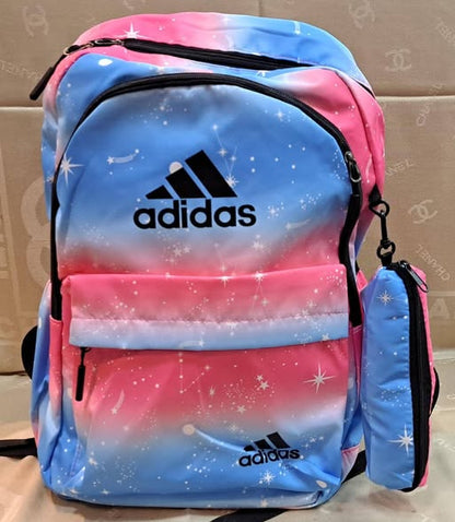 Adidas College Bag With Stationery Pouch | Exam Or Tution Bag