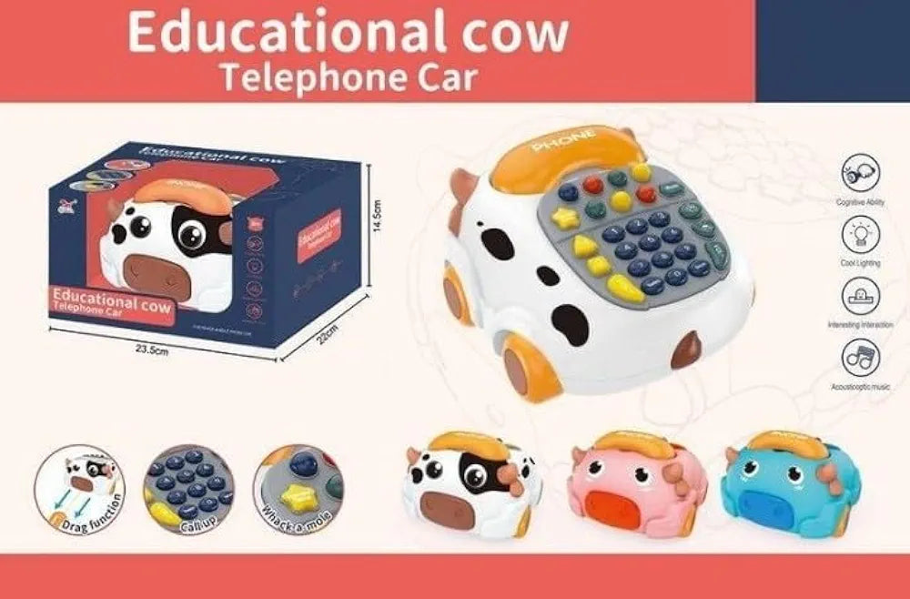 Educational Cow Big Size Telephone Car