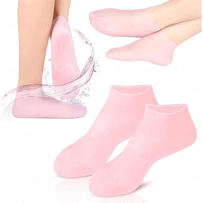 Silicon Moisturising Socks Pair |Pedicure Socks For Dry Cracked Feet | Soften Rough Skin