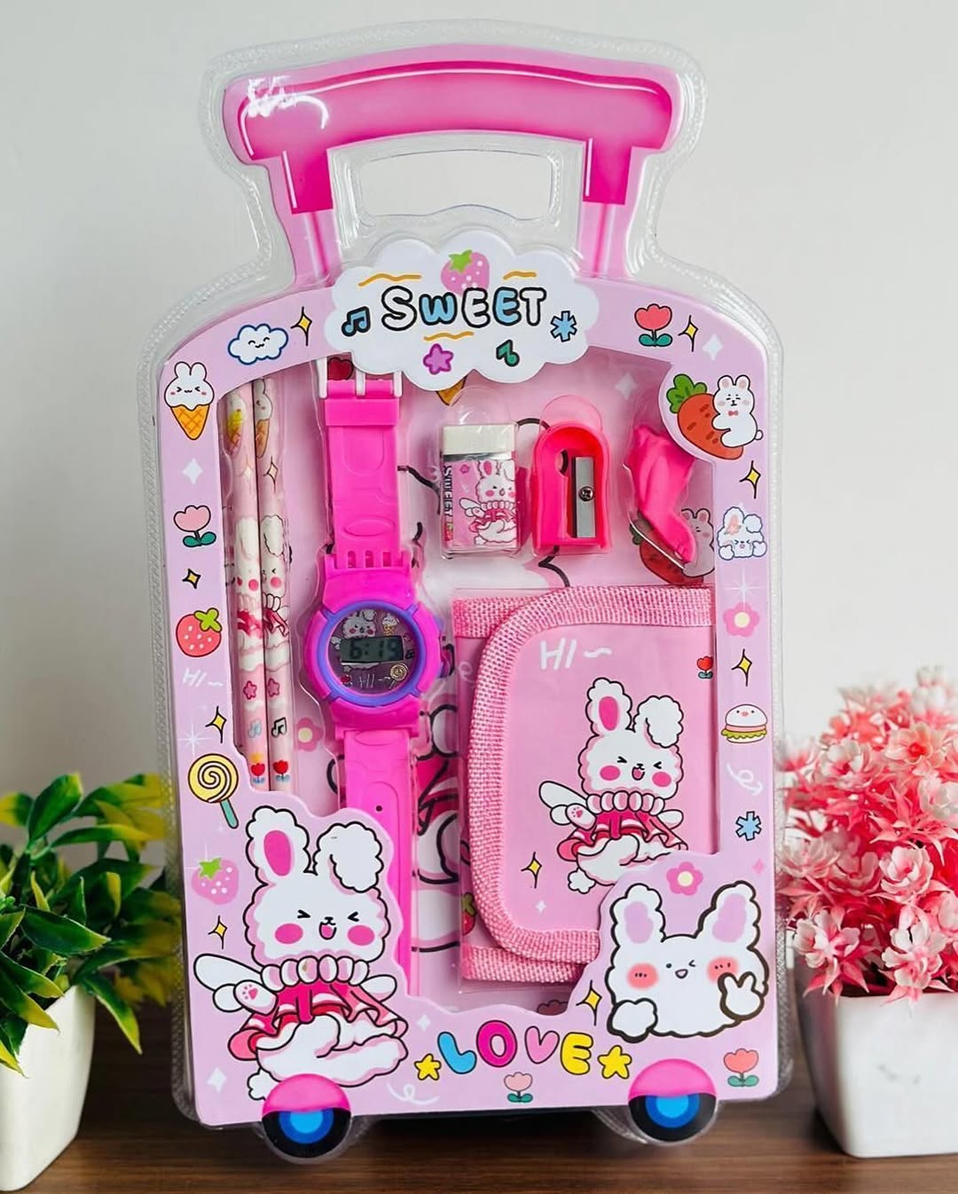 Kawaii Stationery Watch Gift Set