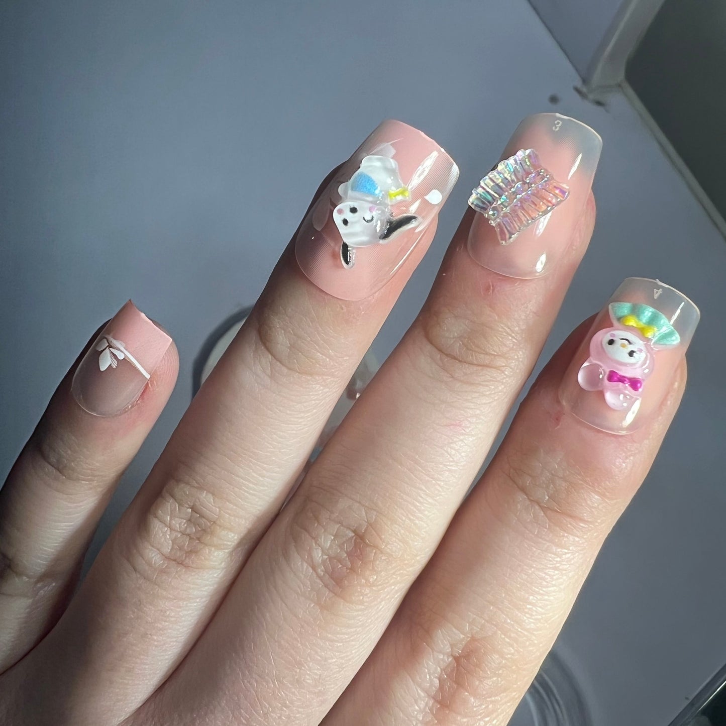 Sanrio Kids Nails Pack | 3d Charms