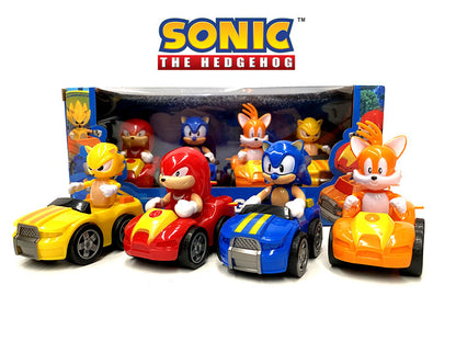 Sonic 4 Pcs Racing Cars