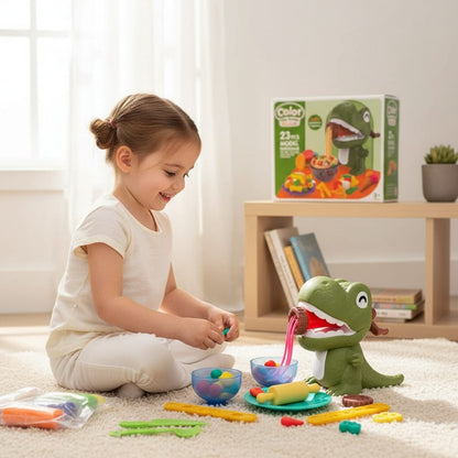 Dinosaur Noodle Making Clay Set