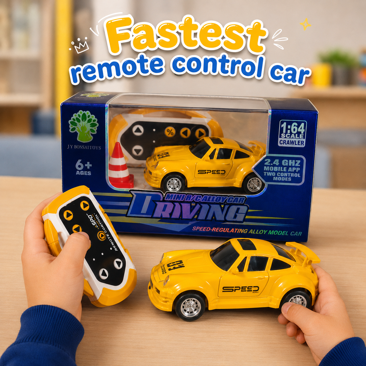 Fastest Speed Remote Control Metal Body Car