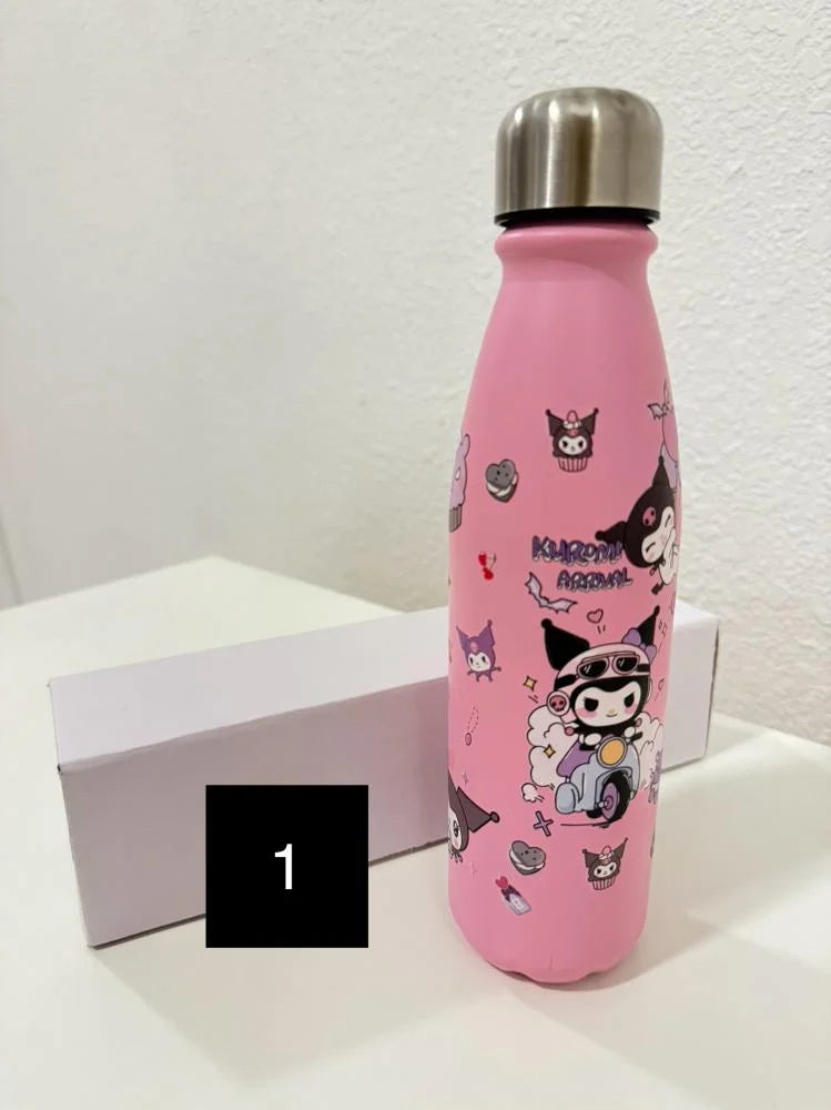 Premium Steel Character Water Bottles For Girls