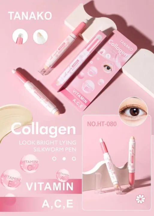 Tanaka Collagen Highlighter Silkworm pen