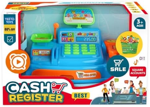 Cash Register With Sound And Accessories | Scanner