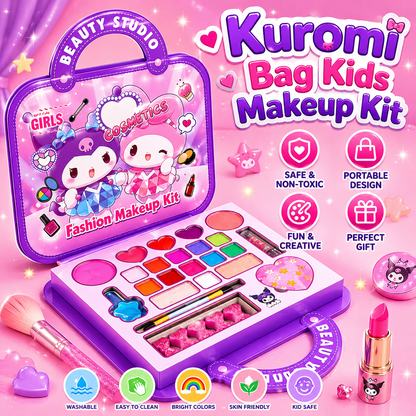 Kuromi & My Melody Bag Makeup Kit For Kids