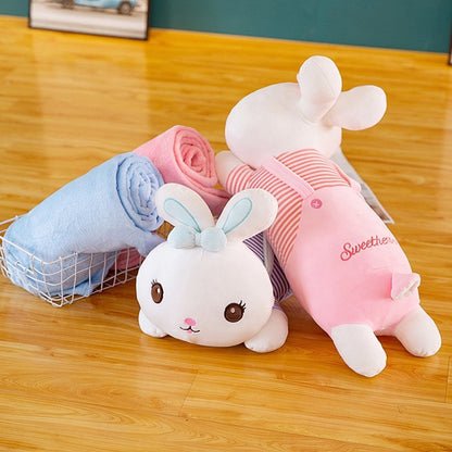 Bunny Rabbit Plush Blanket