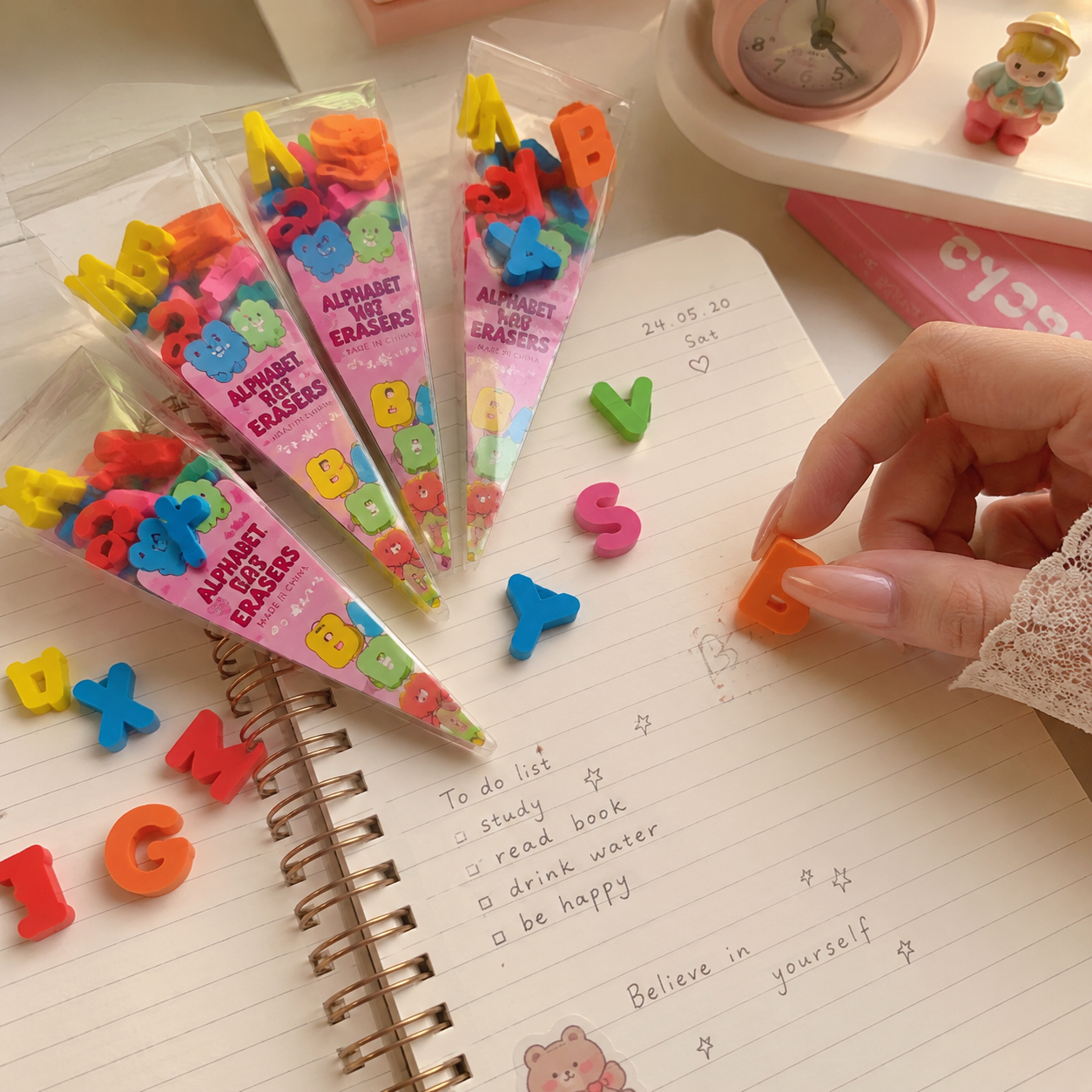 Alphabets ABC Erasers Pack
