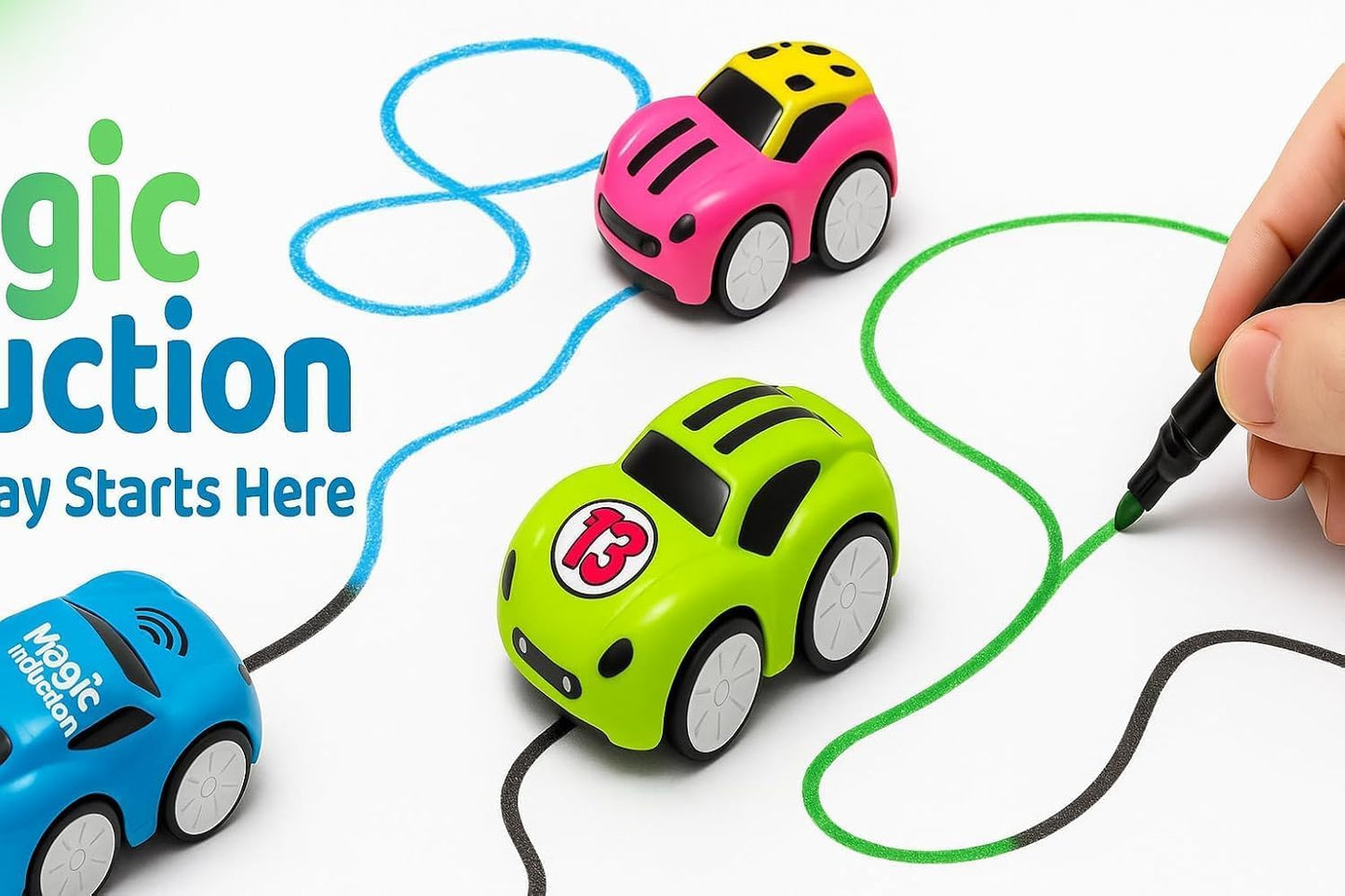 Magic Induction Electric Remote Control Ball & Line Following Car