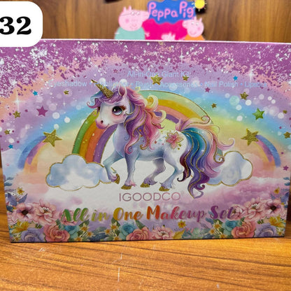 Unicorn kids Real Makeup and Jewellery Kit | 3 Layers Big Box