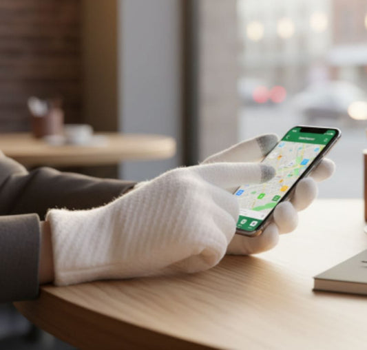 Kids And Adults Warm Woolen Screen Touch Gloves