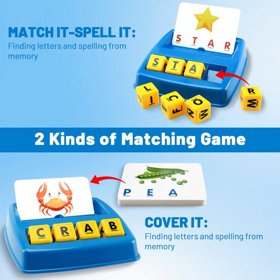 Matching Letter Educational Learning Game Toy