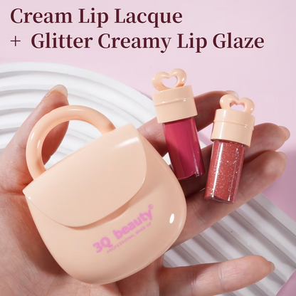 Korean Bag Lip Gloss Pack Of 2 Lipstick