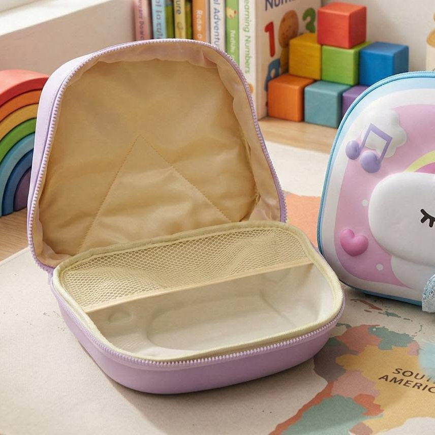 Kids Unicorn Hardcase Backpack With 3D Wings