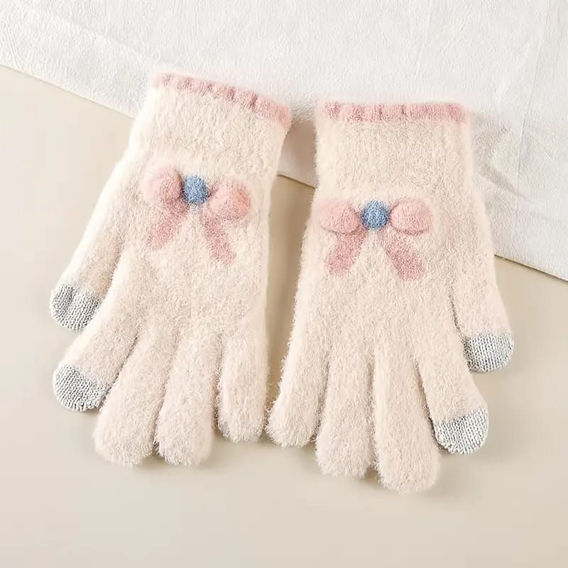 Bow Coquette Hand Gloves