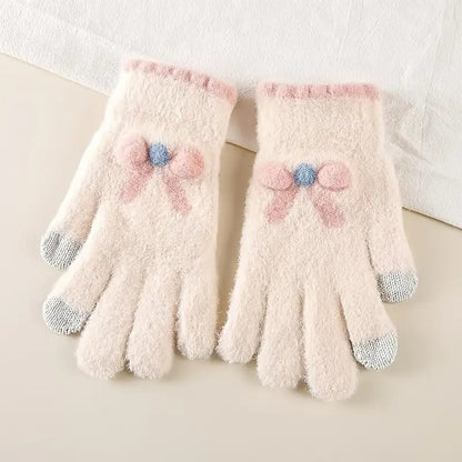 Bow Coquette Hand Gloves