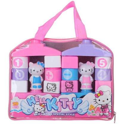 Hello Kitty Imported Maths Building Blocks | With Free Storage Bag
