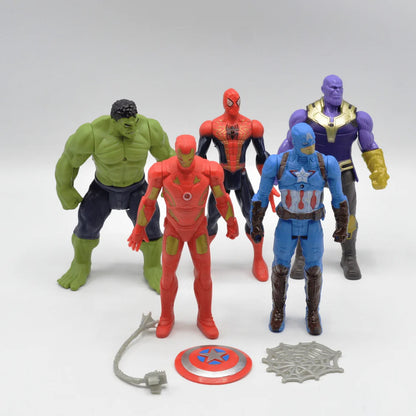 Iconic Super Heroes Pack Of 5 With Lights