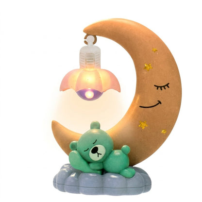 Kawaii Bear Moon Desk Lamp | Room Decor