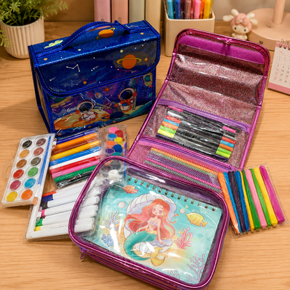 Spaceship 78 Pcs Art Colour Set | Briefcase Bag