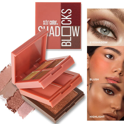 3 in 1 Layers Shadow Block Full Face Makeup Palatte