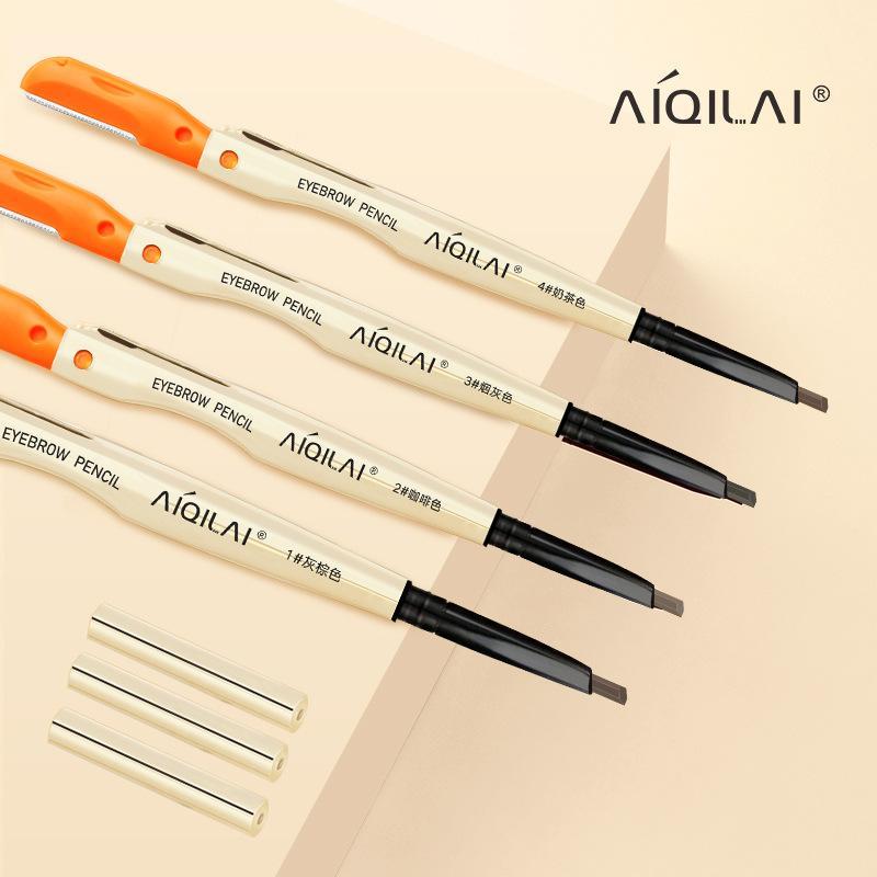 3-in-1 Compact Eyebrow Pencil | Brush | Trimmer Razor