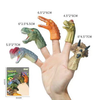 Dinosaur And Mermaid Unicorn Finger Puppet Toys