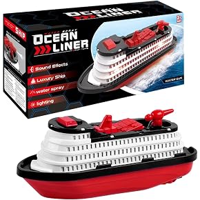 Light Up Automatic Water Racing Spray Boat