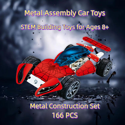 Spiderman Metal Model Car Construction Set