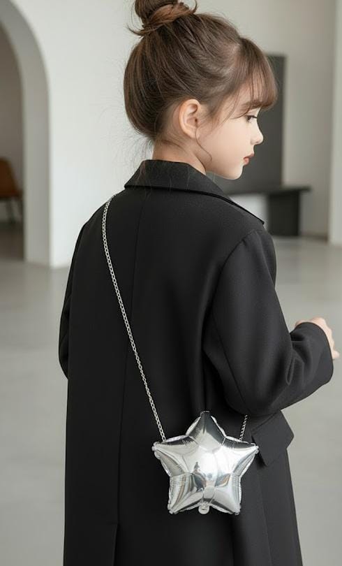 Star Acrylic Cross Body Clutch Bag