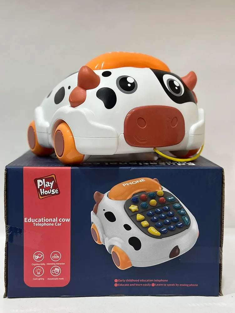 Educational Cow Big Size Telephone Car