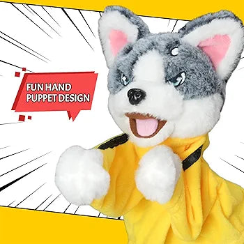 Husky Dog KungFo Puppet Toy  With Sound