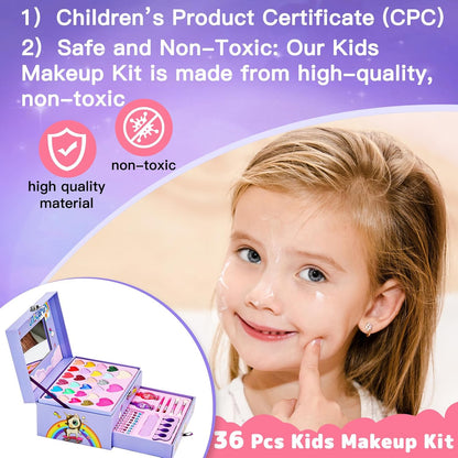 Magical Unicorn Kids Makeup Box