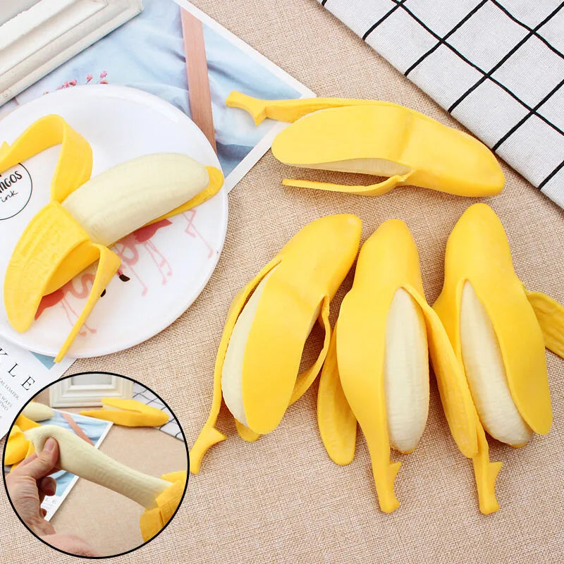 Banana Realistic Silicon Squishy